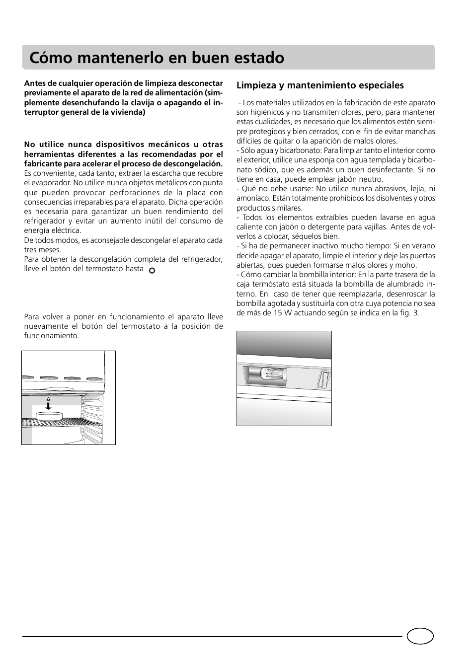 Cómo mantenerlo en buen estado | Indesit RG1142 User Manual | Page 33 / 48