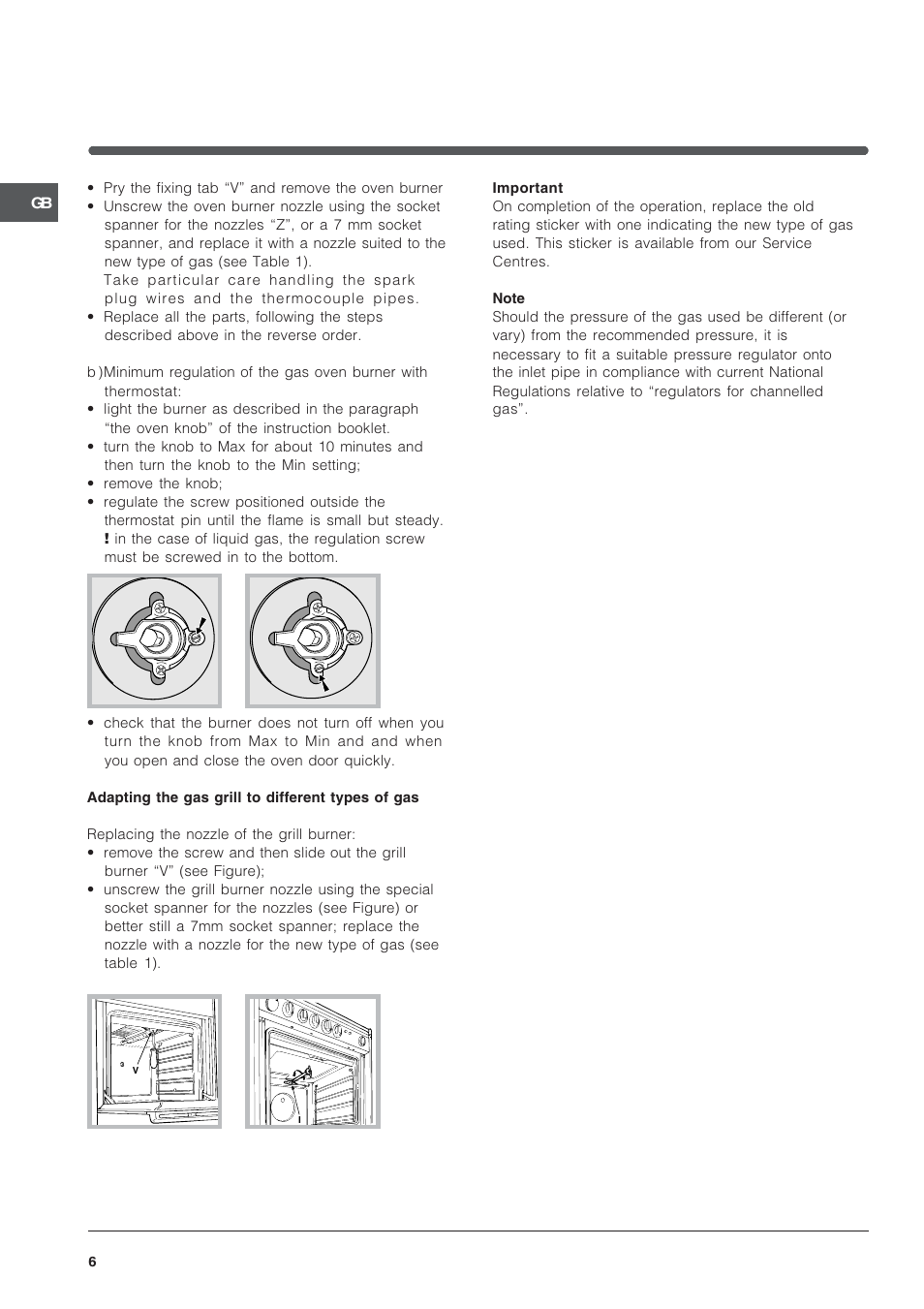 Indesit 50 CM FREE STANDING COOKER KD3G User Manual | Page 7 / 25