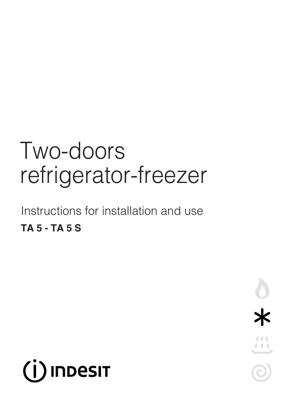 Indesit TA5-TA5S User Manual | 16 pages