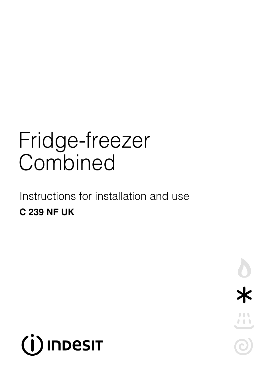 Indesit C 239 NF UK User Manual | 16 pages