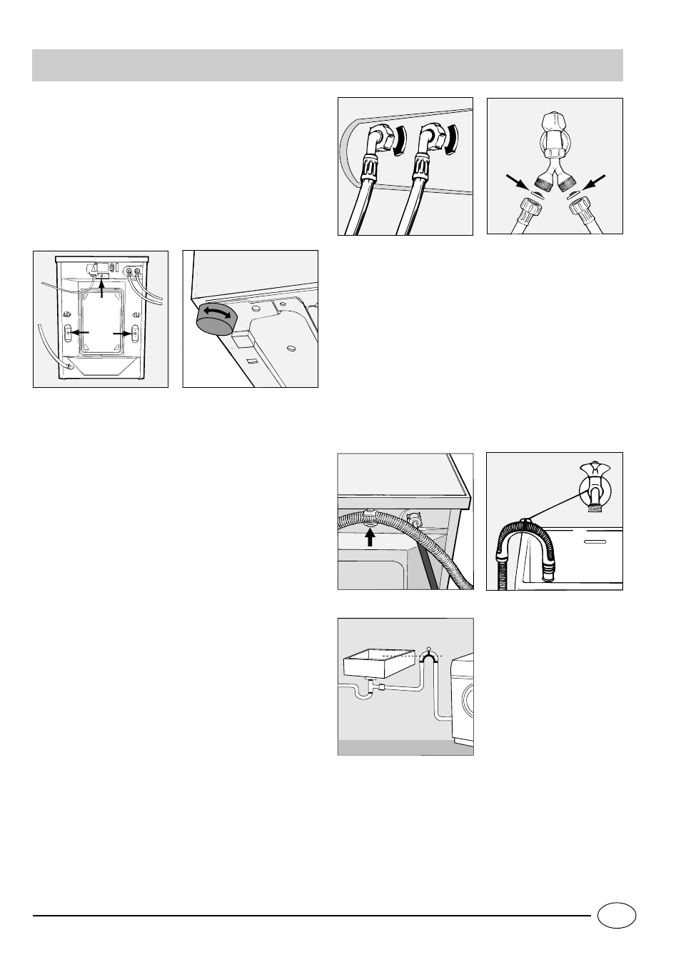 Installation | Indesit WG1030G User Manual | Page 11 / 16