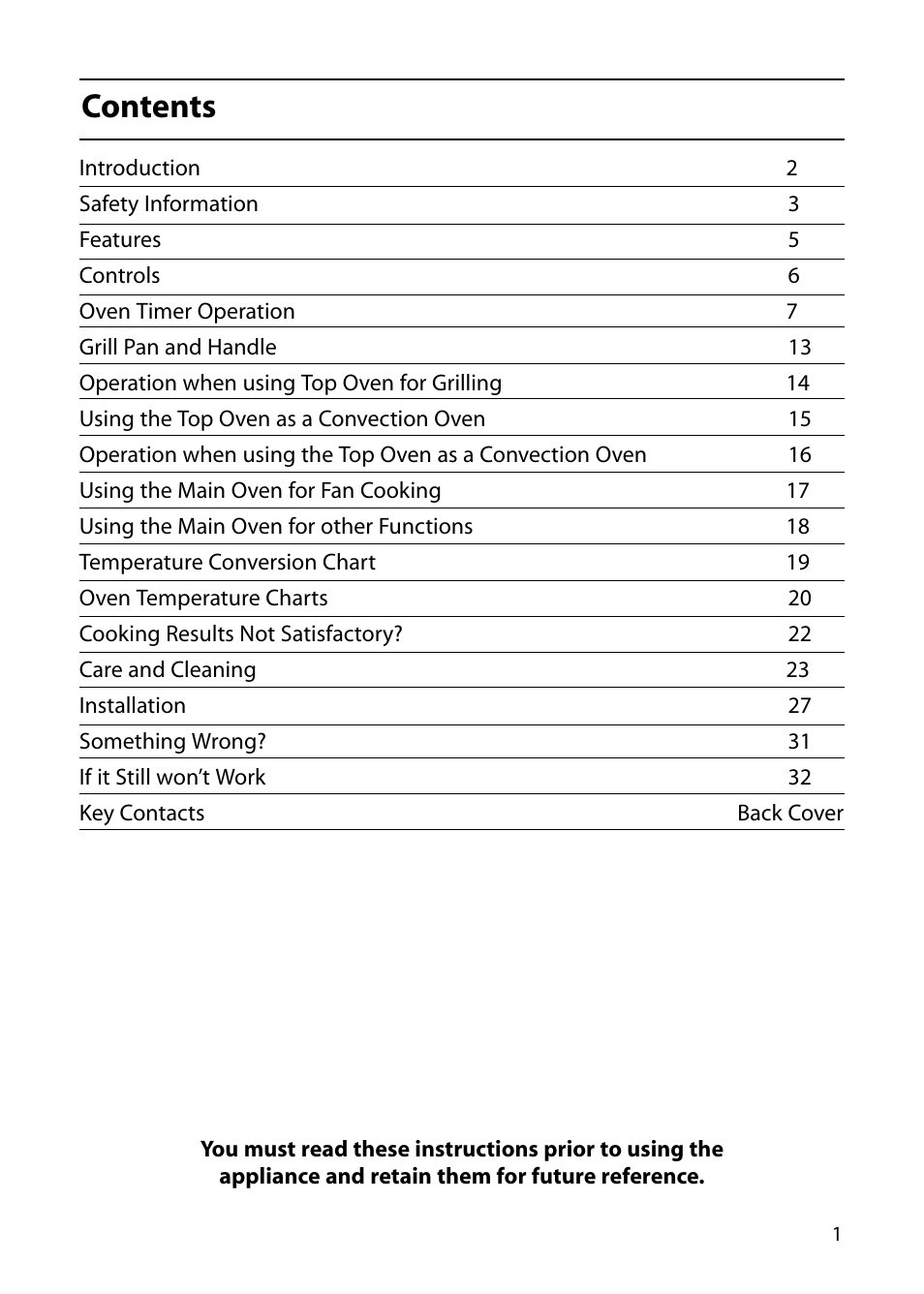 Indesit FIU20 User Manual | Page 3 / 36