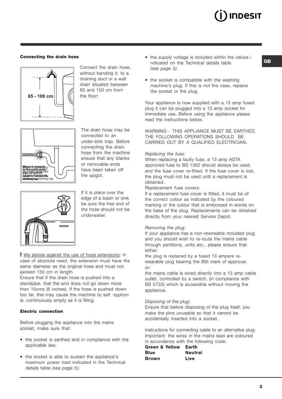 Indesit WIXL 143 S User Manual | Page 3 / 16