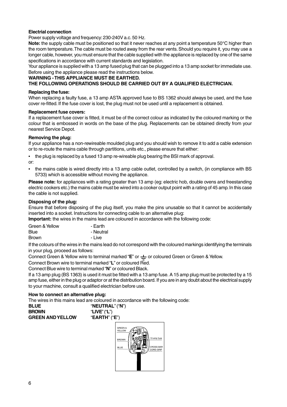 Indesit KD3G2S/IR User Manual | Page 6 / 24
