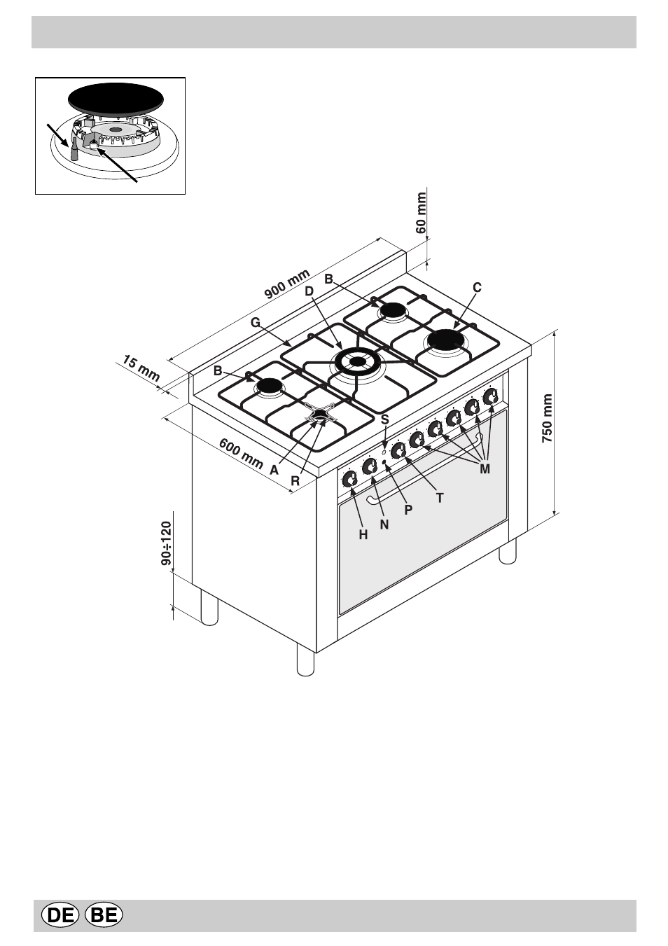 Geräteansicht | Indesit KP9507EB User Manual | Page 21 / 40