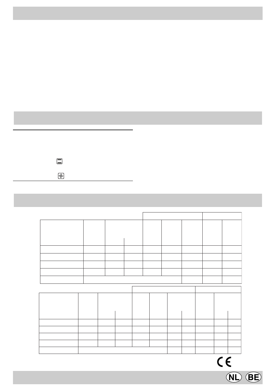 Technische kenmerken | Indesit KP9507EB User Manual | Page 37 / 40