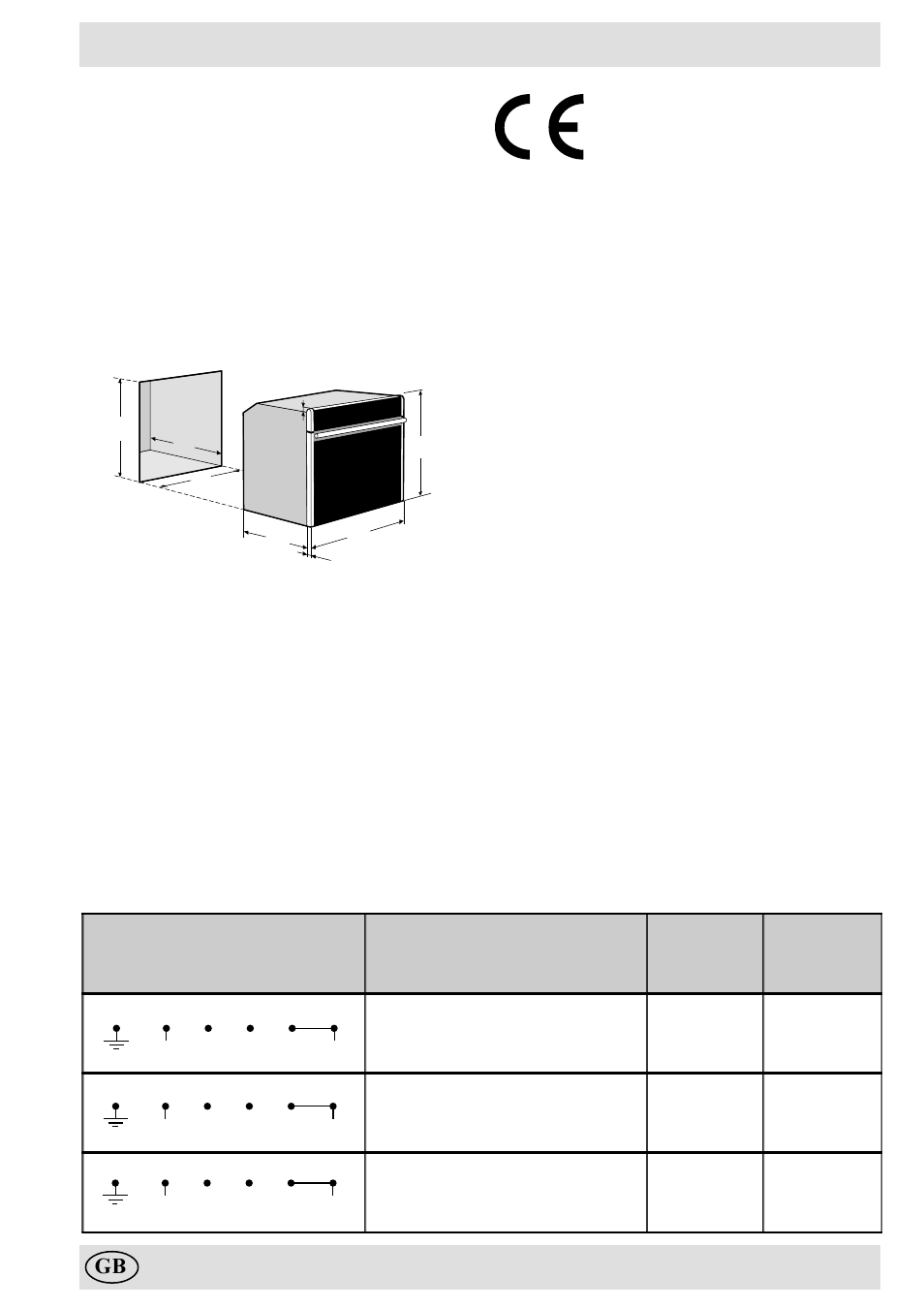 Installation | Indesit FM 70 P.1 MR User Manual | Page 10 / 12