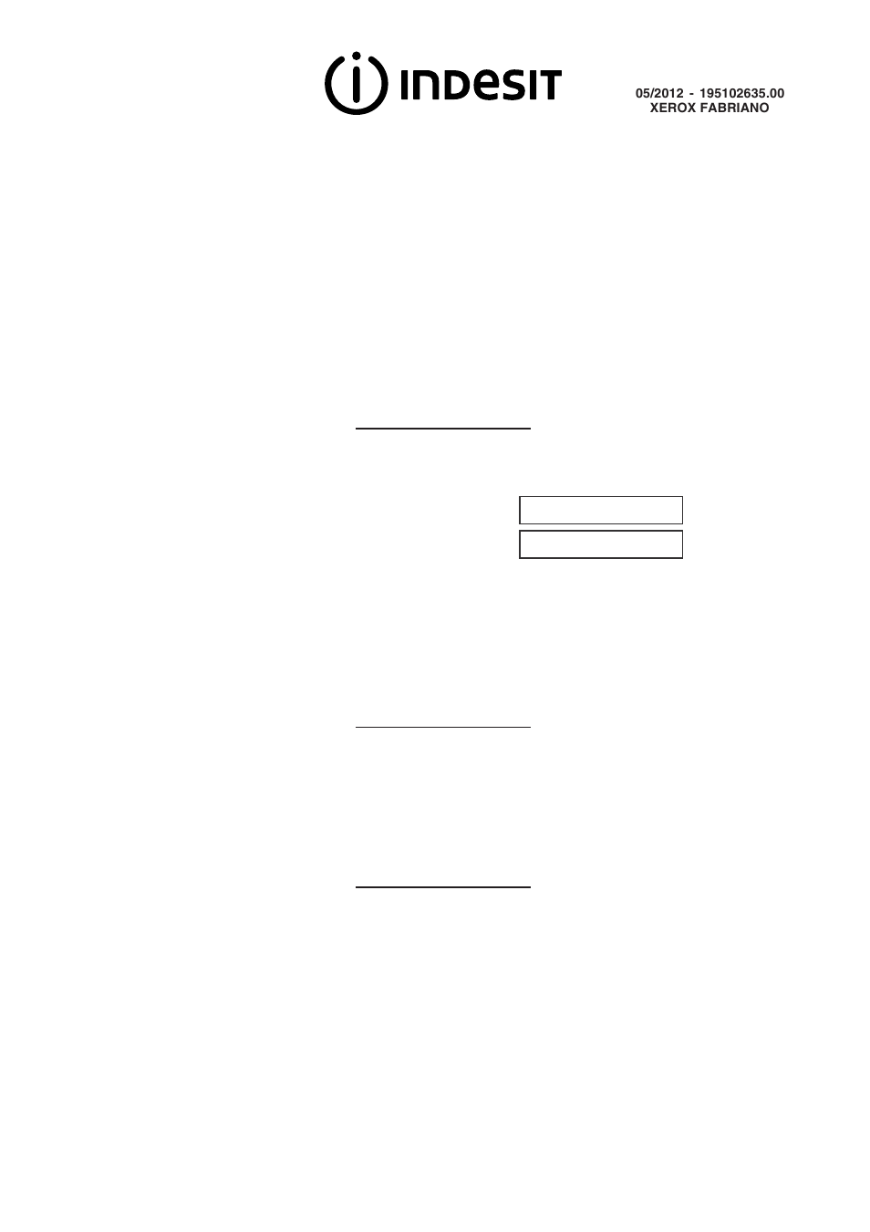 After sales service, Essential contact information | Indesit IFG User Manual | Page 12 / 12