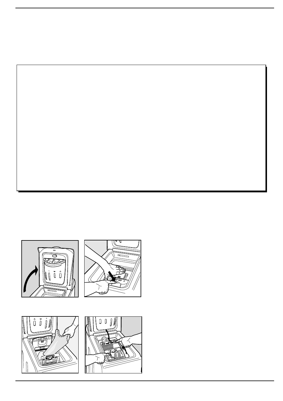 Cómo eliminar algunas manchas, Cómo abrir y cerrar el cesto | Ariston AT 84 User Manual | Page 74 / 80