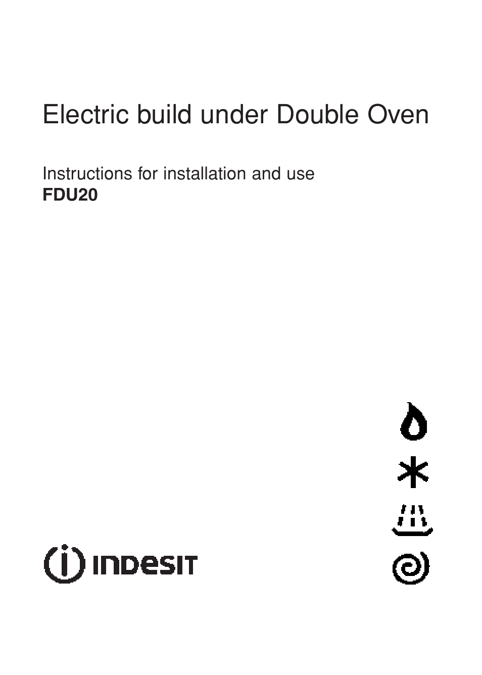 Indesit FDU20 User Manual | 36 pages