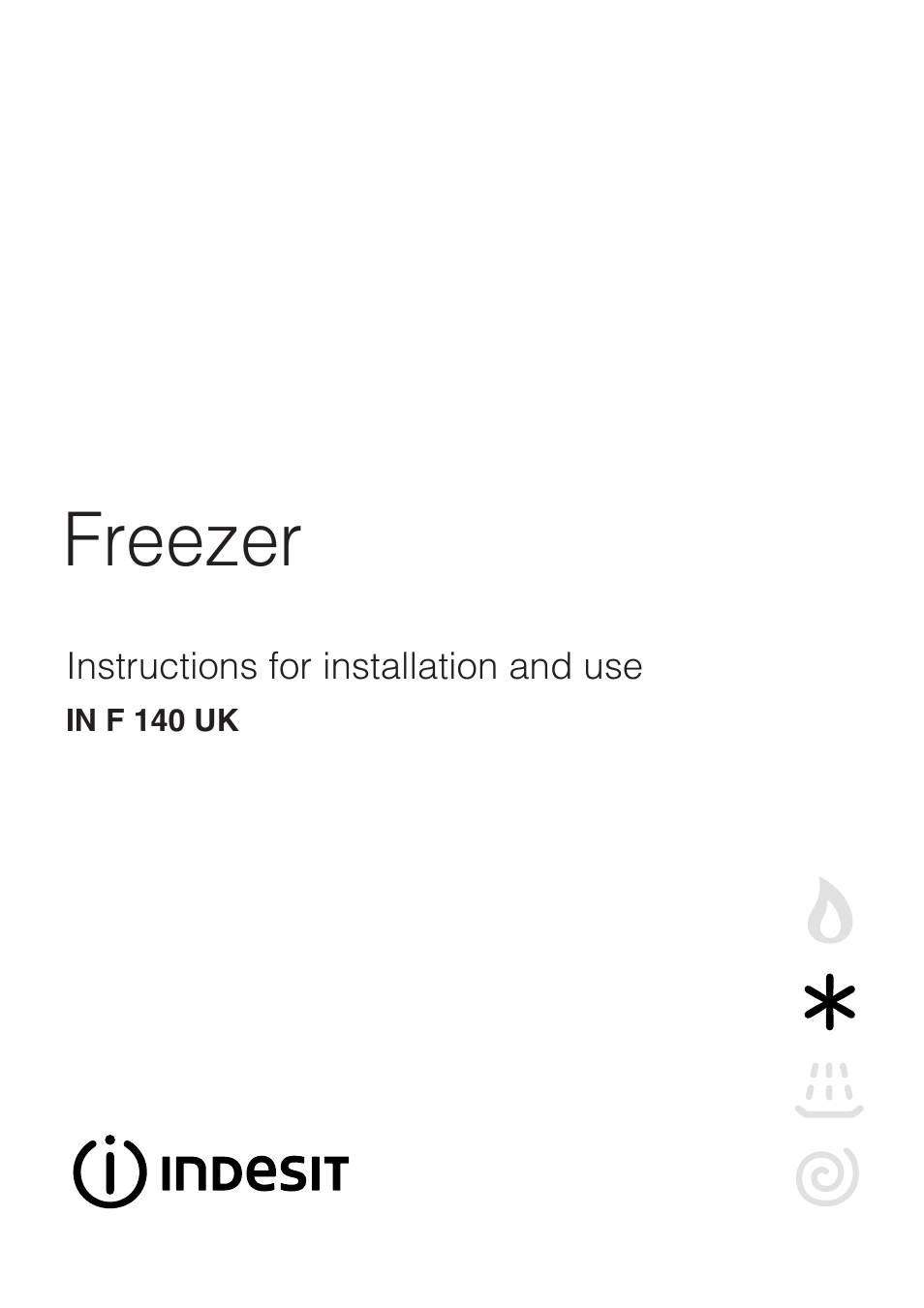 Indesit IN F 140 UK User Manual | 12 pages