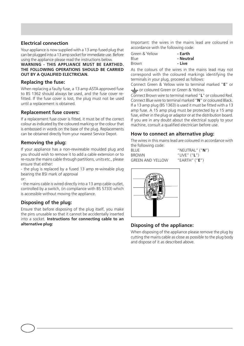 Indesit IN F 140 UK User Manual | Page 4 / 12