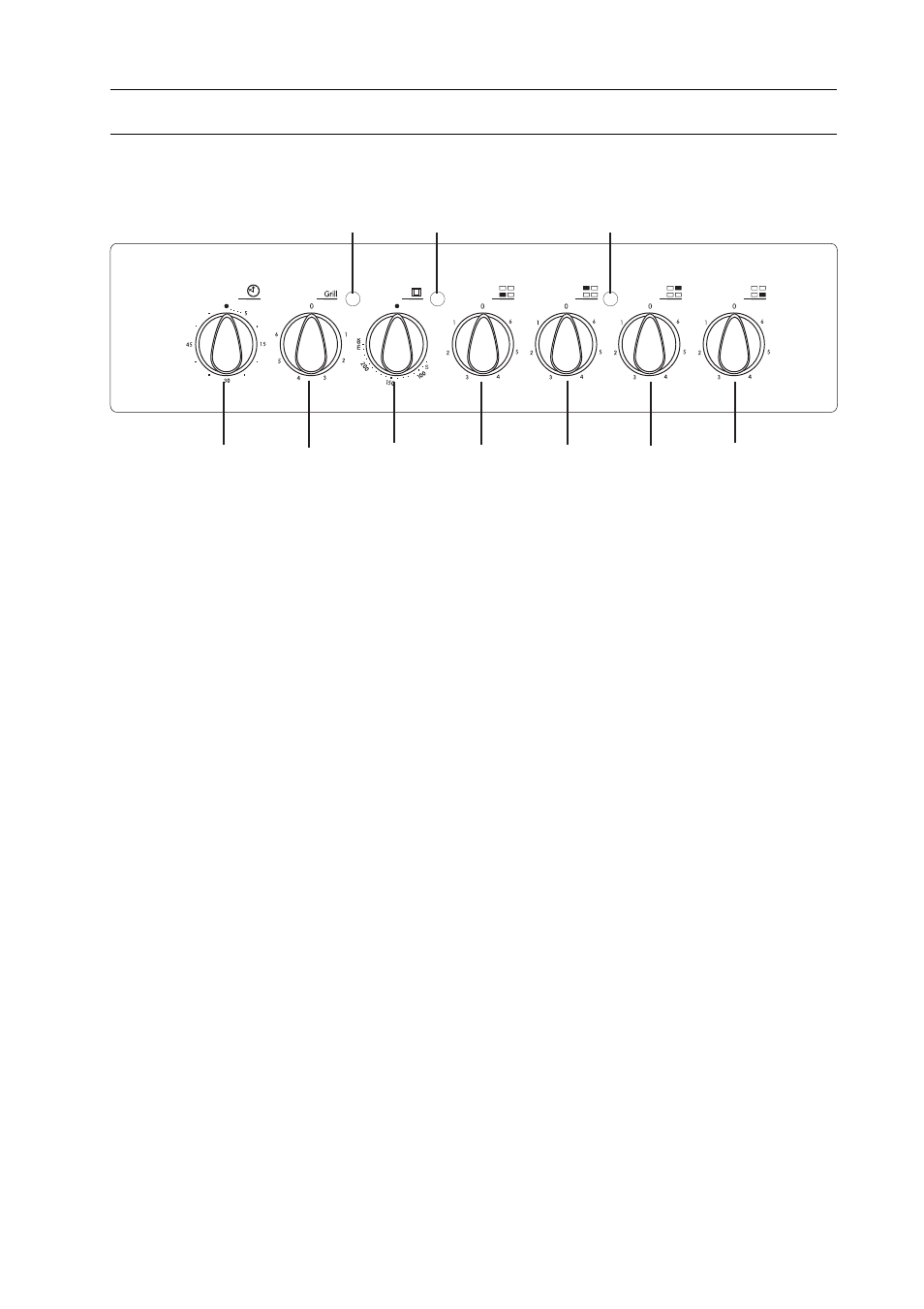 Control panel | Indesit KD3E1/G User Manual | Page 9 / 24