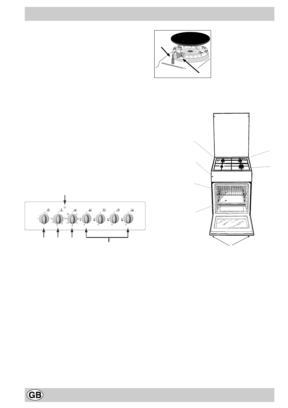 The cooker with electric oven | Indesit K3G51S/HU User Manual | Page 8 / 28