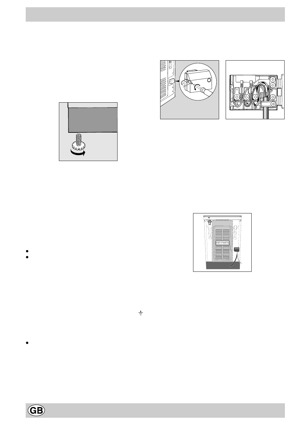 Installation | Indesit K 601 V.C/G User Manual | Page 4 / 12