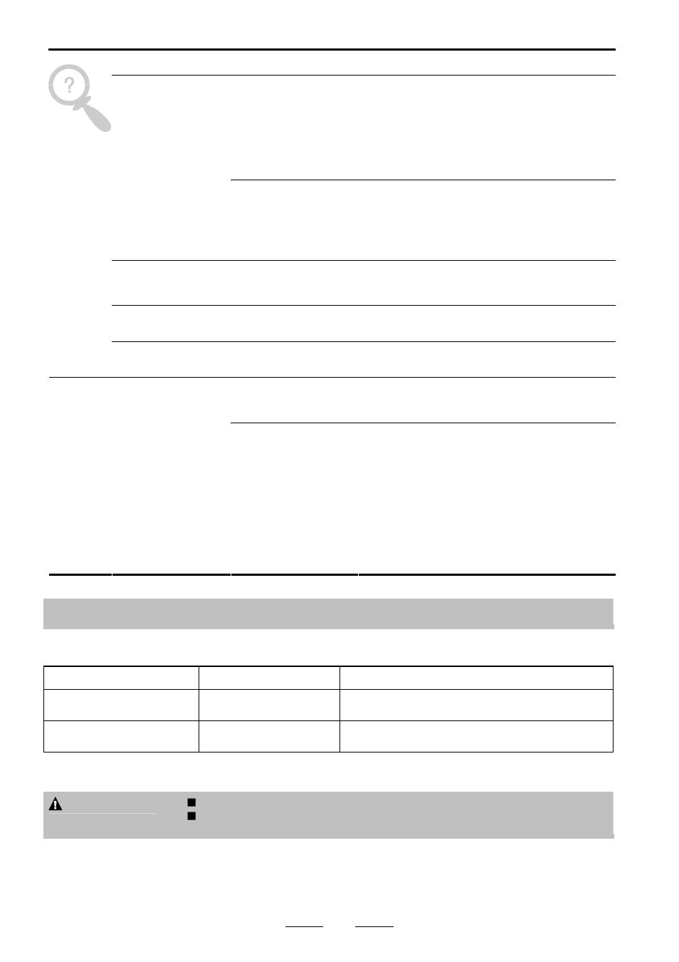 Error codes, Problem possible causes what to do, Codes meanings possible causes | Warning | Indesit Dishwasher ICD User Manual | Page 22 / 23