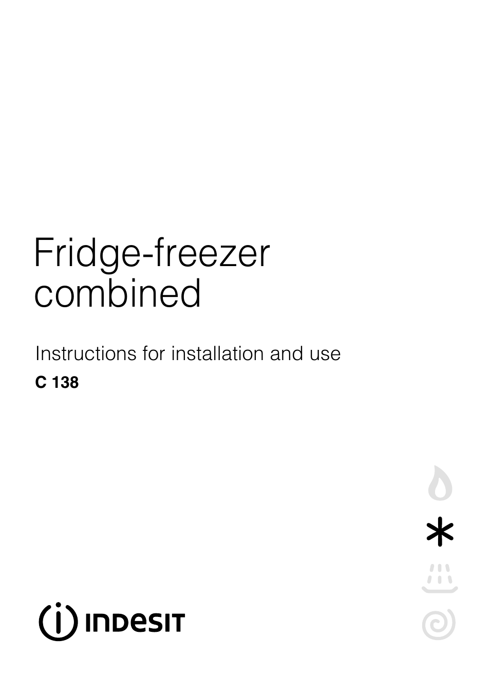Indesit C 138 User Manual | 16 pages