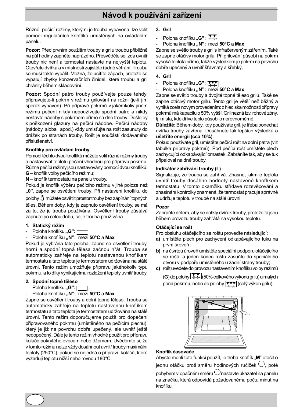 Návod k pouívání zaøízení | Indesit K3C11/R User Manual | Page 26 / 57