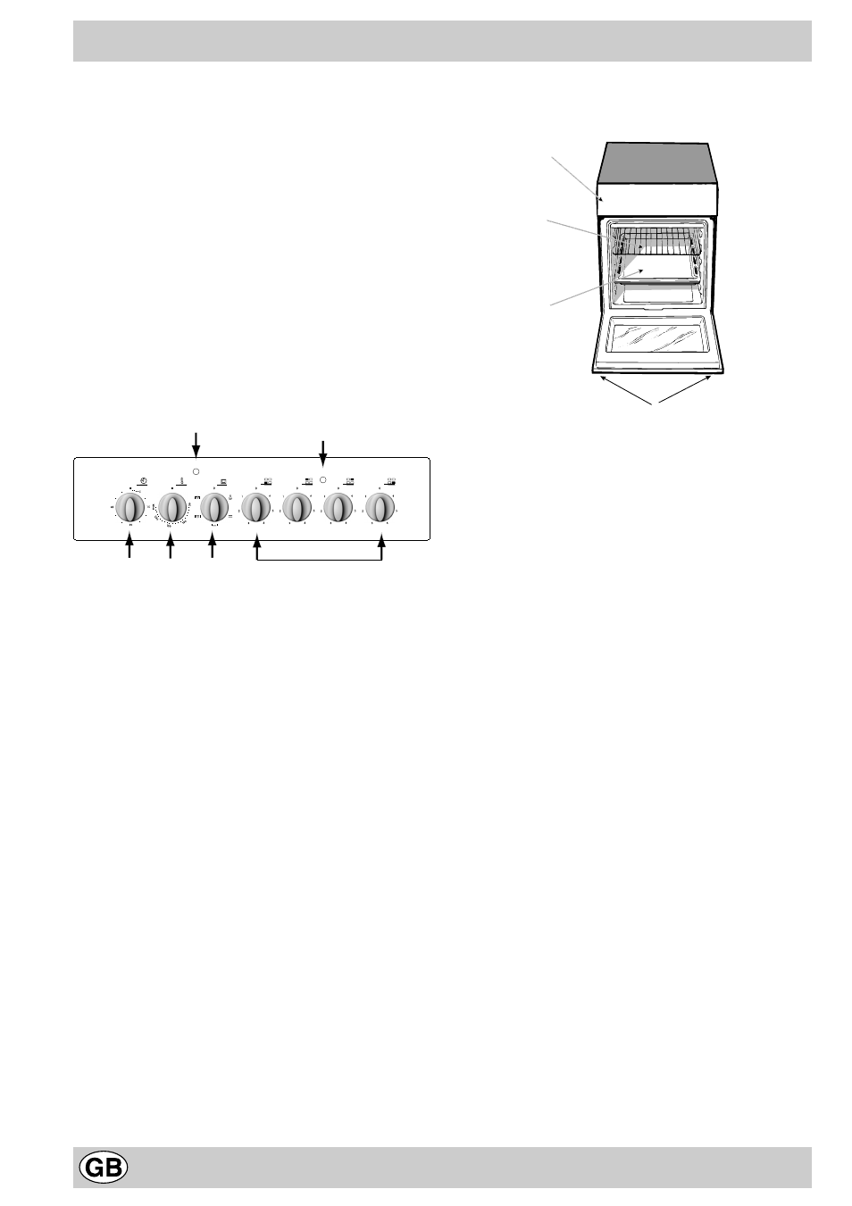 The cooker with electric oven and ceramic hob | Indesit K3C11/R User Manual | Page 6 / 57
