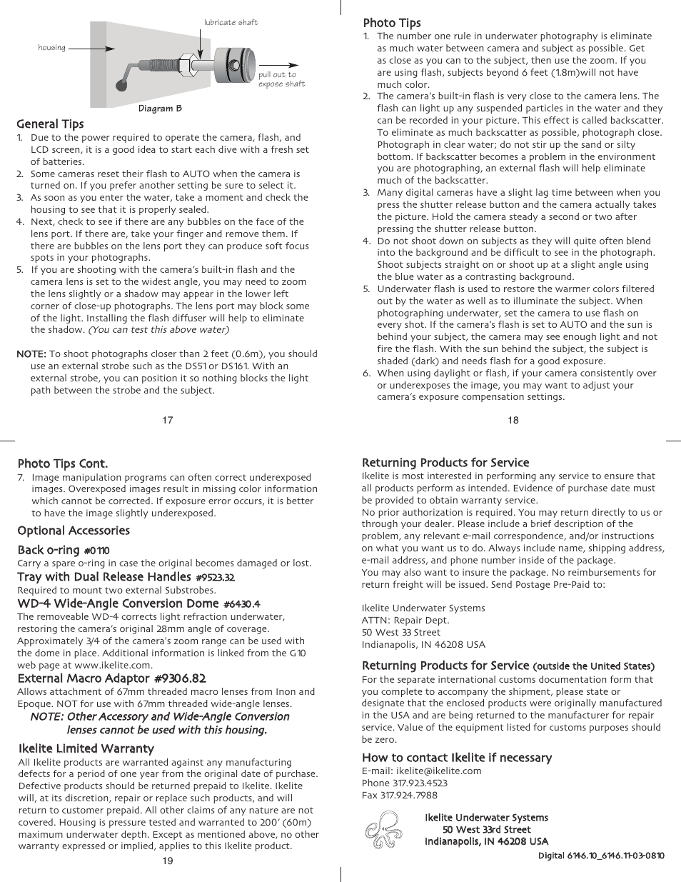 Ikelite 6146.10 User Manual | Page 5 / 5