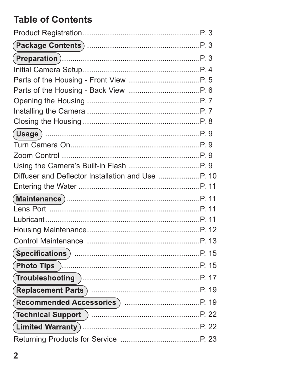 Ikelite DS-50 User Manual | Page 2 / 24