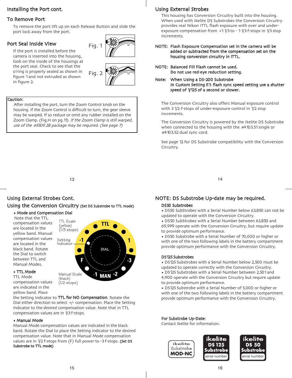 Fig. 1 fig. 2 | Ikelite Nikon D200 User Manual | Page 4 / 7