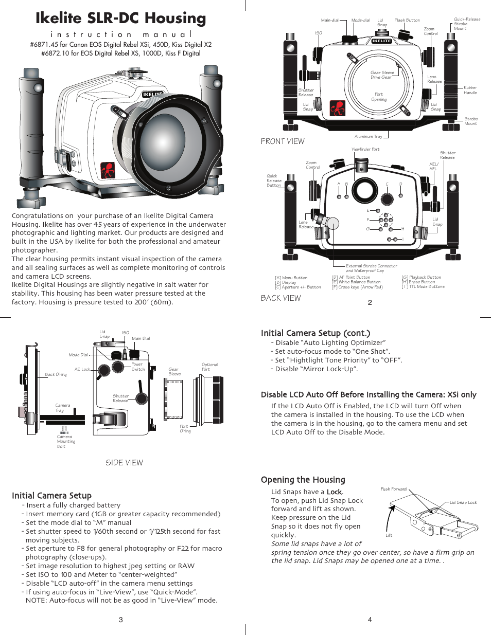 Ikelite 6871.45 User Manual | 6 pages