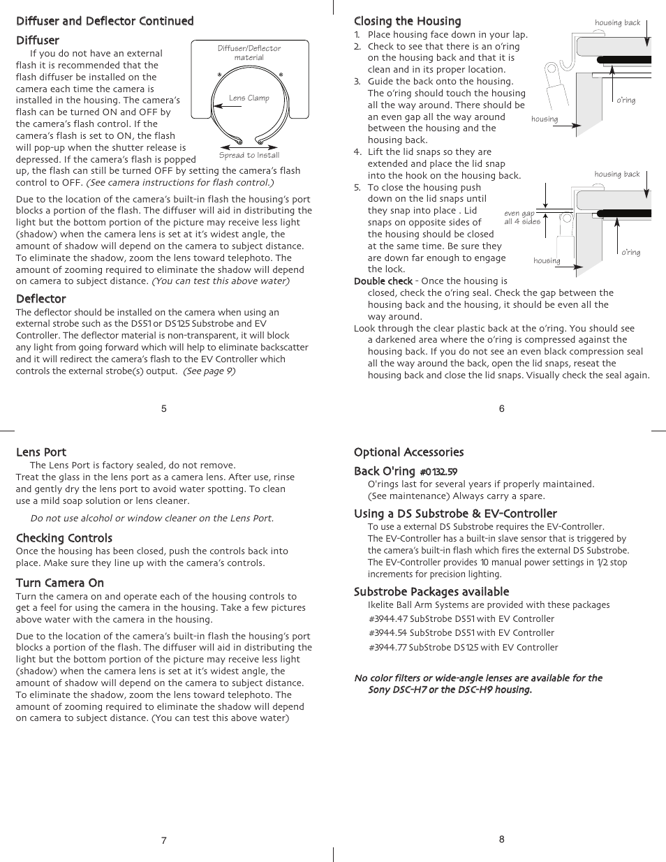Ikelite DSC-H7 User Manual | Page 2 / 4