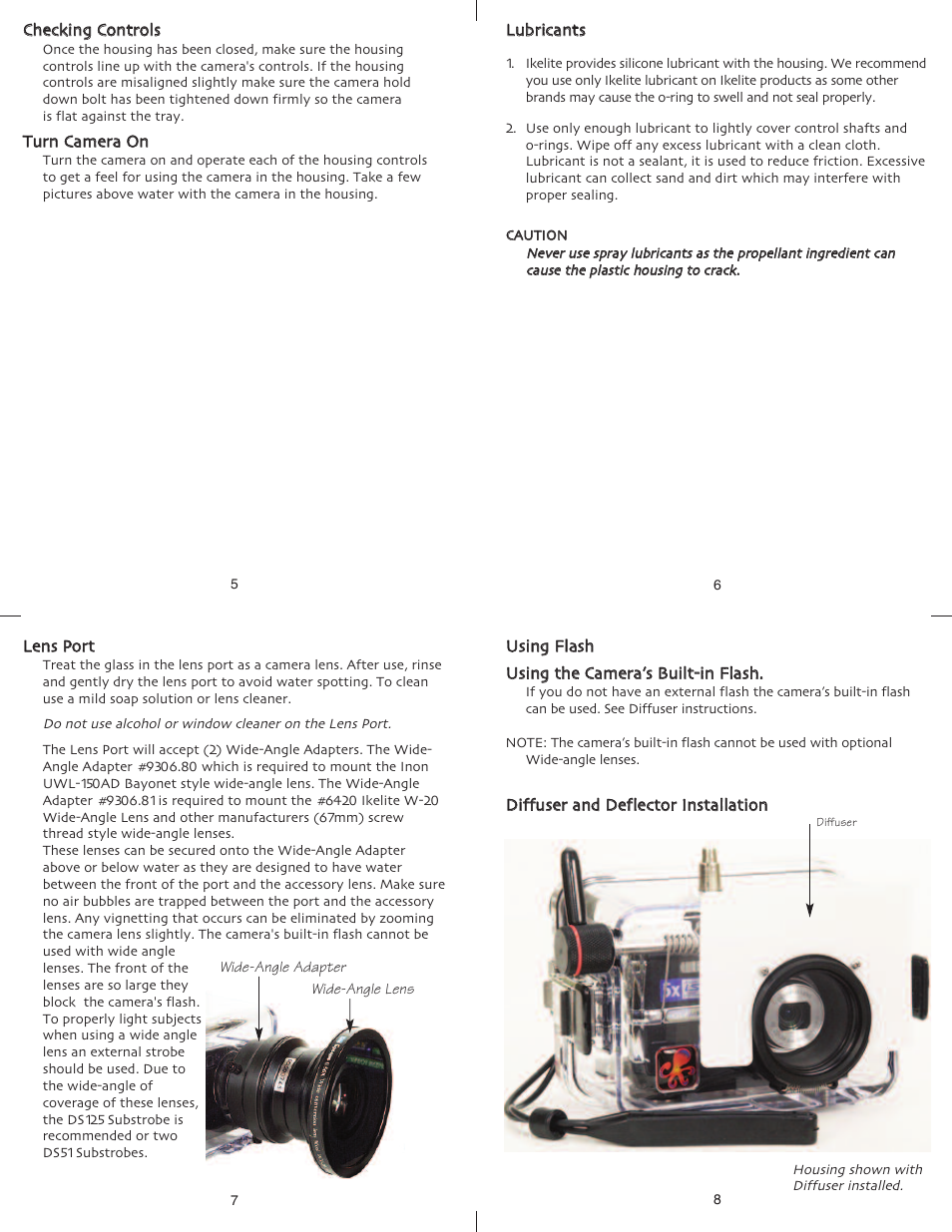 Ikelite Olympus Stylus 780 User Manual | Page 2 / 5