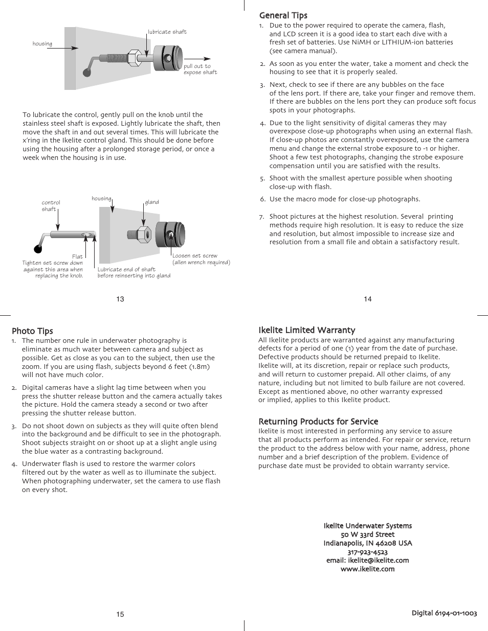 Ikelite Nikon 5400 User Manual | Page 5 / 5