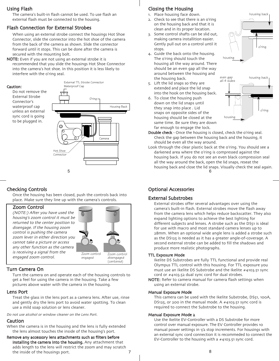 Ikelite Olympus C-8080 User Manual | Page 3 / 6