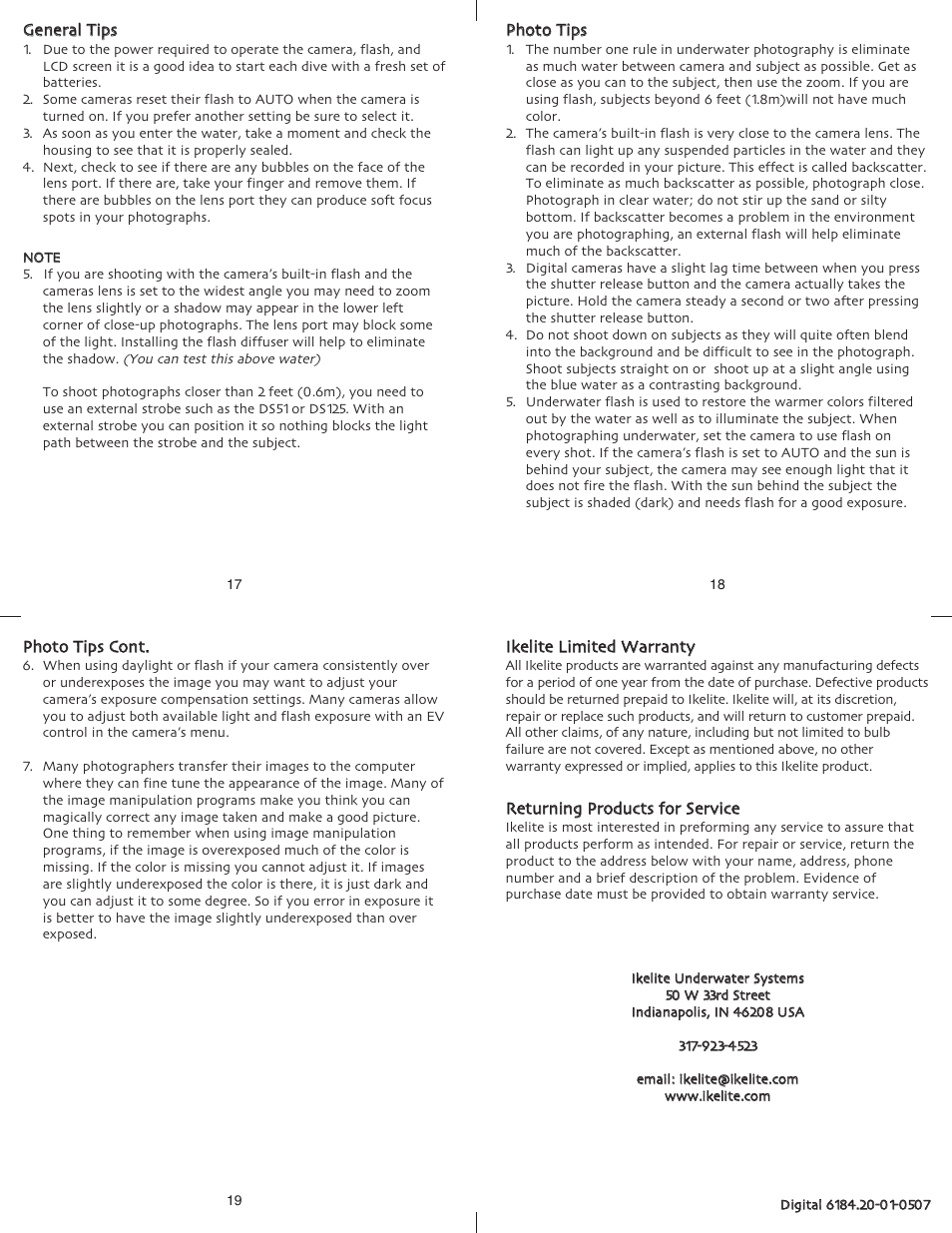 Ikelite Nikon S200 User Manual | Page 5 / 5