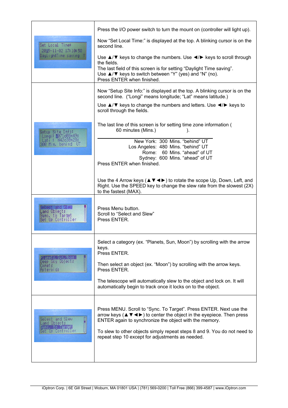 iOptron ASTROBOY #9404 User Manual | Page 3 / 4