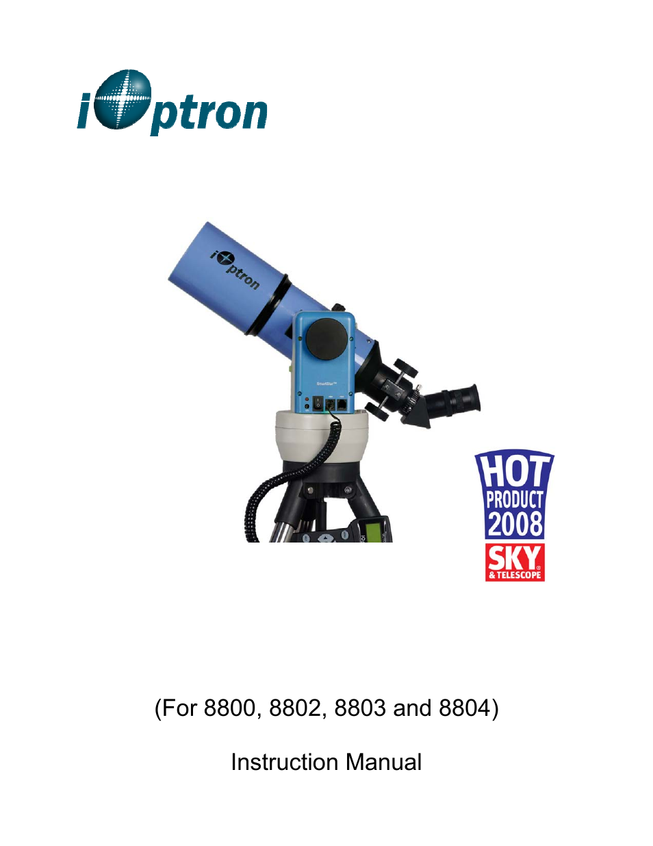 iOptron SmartStar G-N114 User Manual | 42 pages