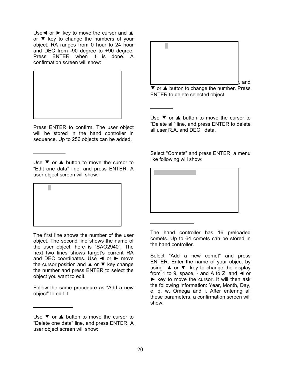iOptron SmartStar G-N114 User Manual | Page 20 / 42