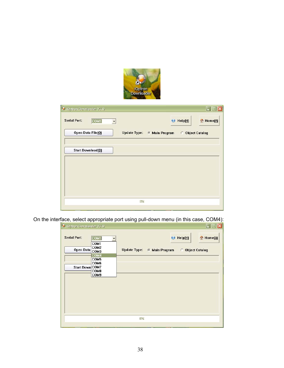 Appendix e. firmware upgrade | iOptron SmartStar G-N114 User Manual | Page 38 / 42