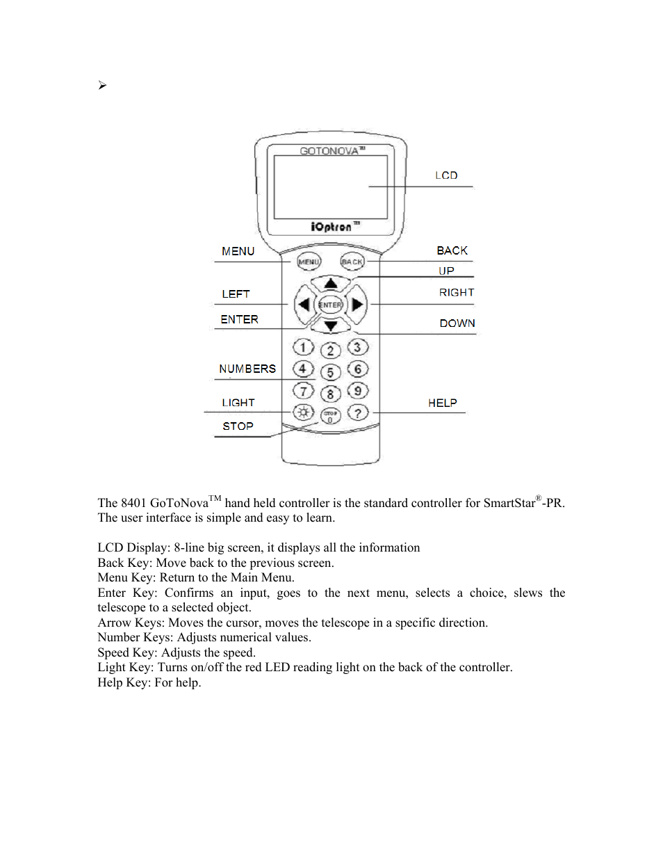 iOptron SmartStar -PR EQ User Manual | Page 11 / 23