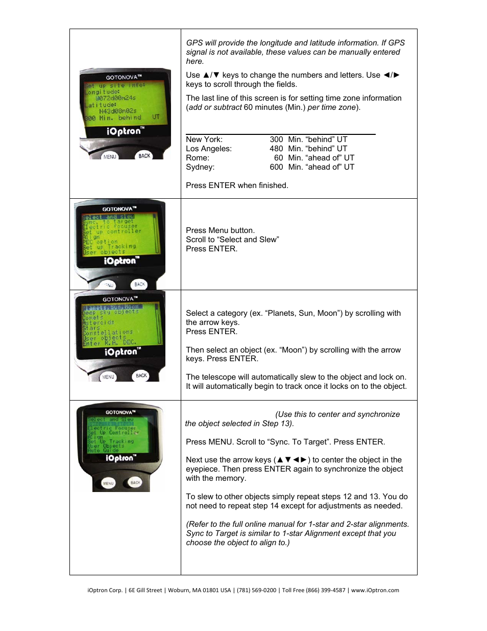 iOptron SmartStar 8604 User Manual | Page 3 / 4