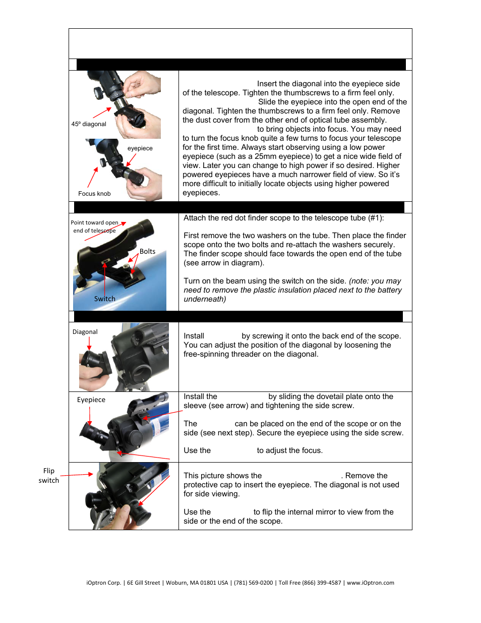 iOptron SmartStar 8604 User Manual | Page 4 / 4