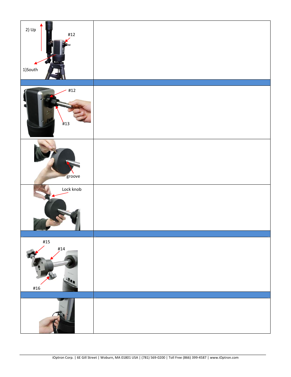 iOptron MINITOWER-II 8300-2G User Manual | Page 3 / 6