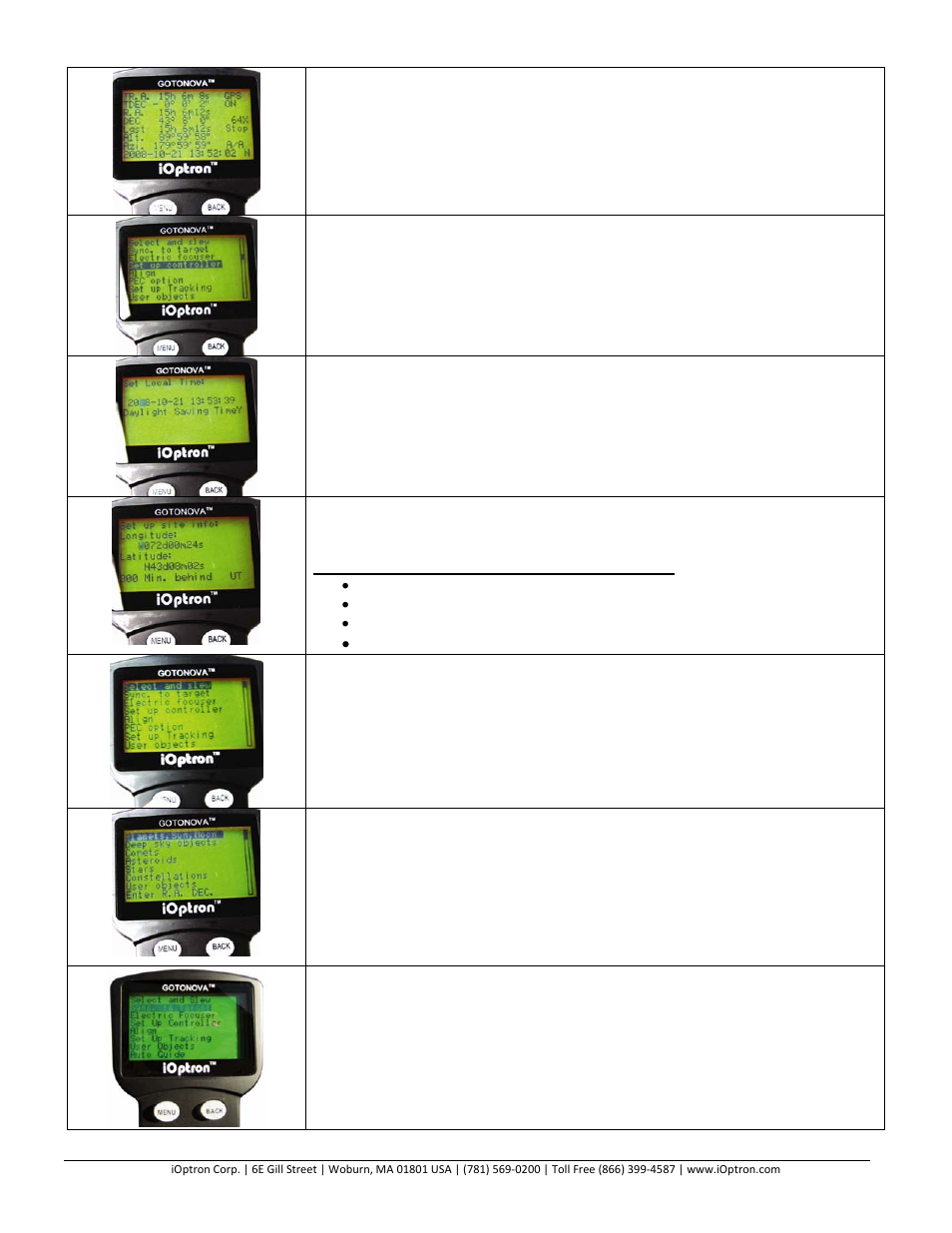 iOptron MINITOWER-II 8300-2G User Manual | Page 4 / 6