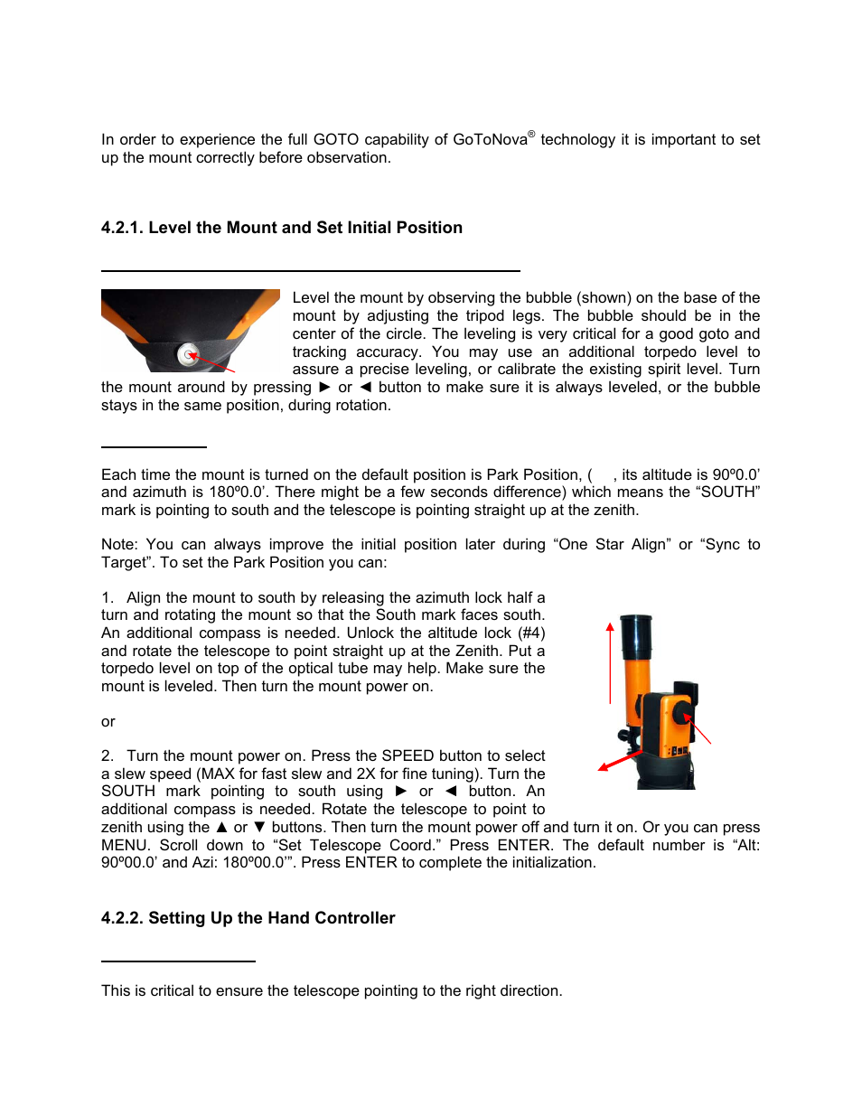 Explore goto and tracking capability | iOptron SMARTSTAR 8507 User Manual | Page 12 / 49