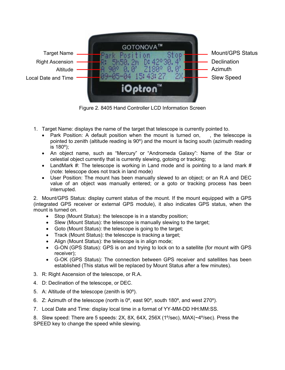 iOptron SMARTSTAR 8507 User Manual | Page 9 / 49