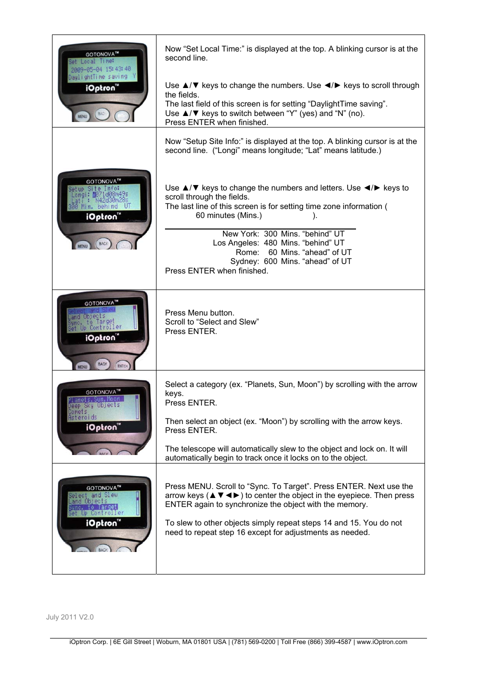 iOptron SMARTSTAR N114 User Manual | Page 4 / 4