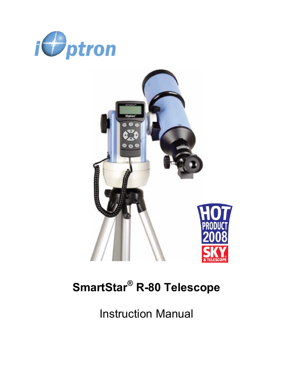 iOptron SmartStar 8405 User Manual | 38 pages
