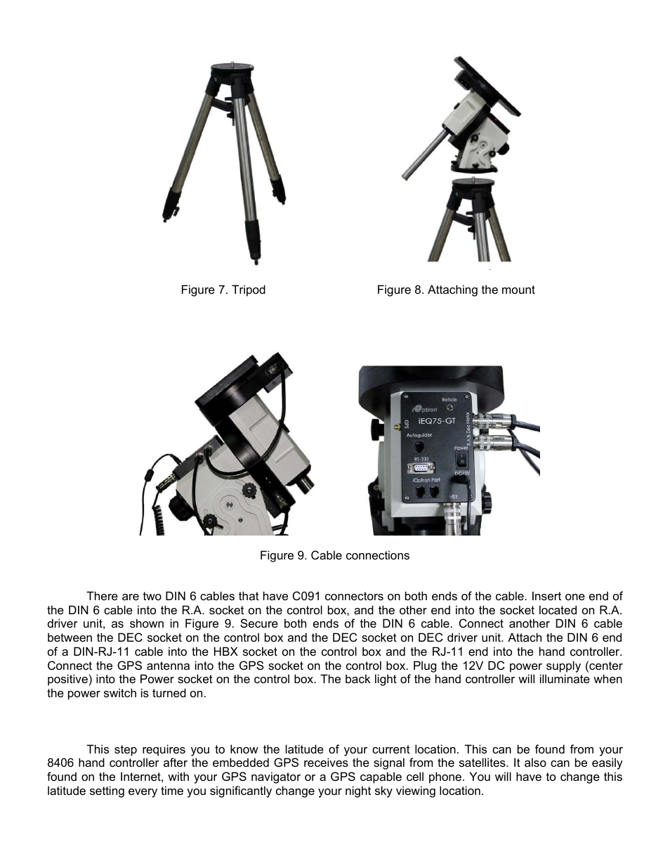 iOptron SMARTSTAR IEQ75-GTTM User Manual | Page 10 / 41