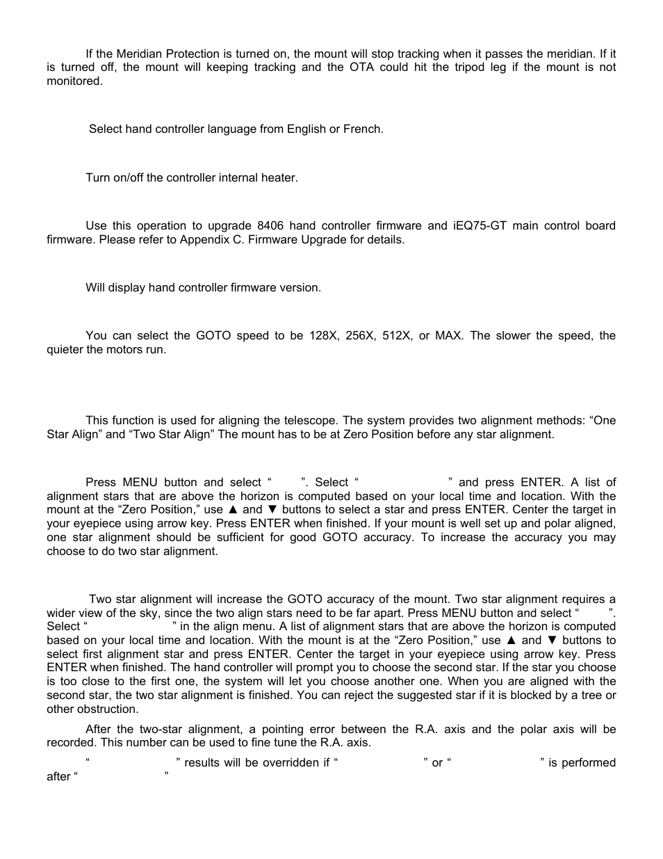 Align | iOptron SMARTSTAR IEQ75-GTTM User Manual | Page 25 / 41