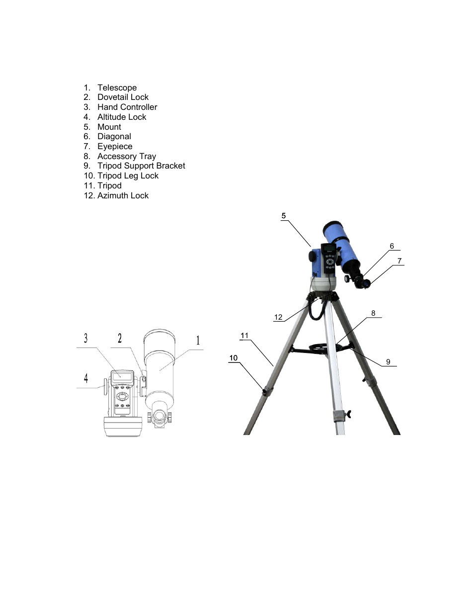 Smartstar, R-80 assembly terms | iOptron SMARTSTAR 9502-W User Manual | Page 5 / 38