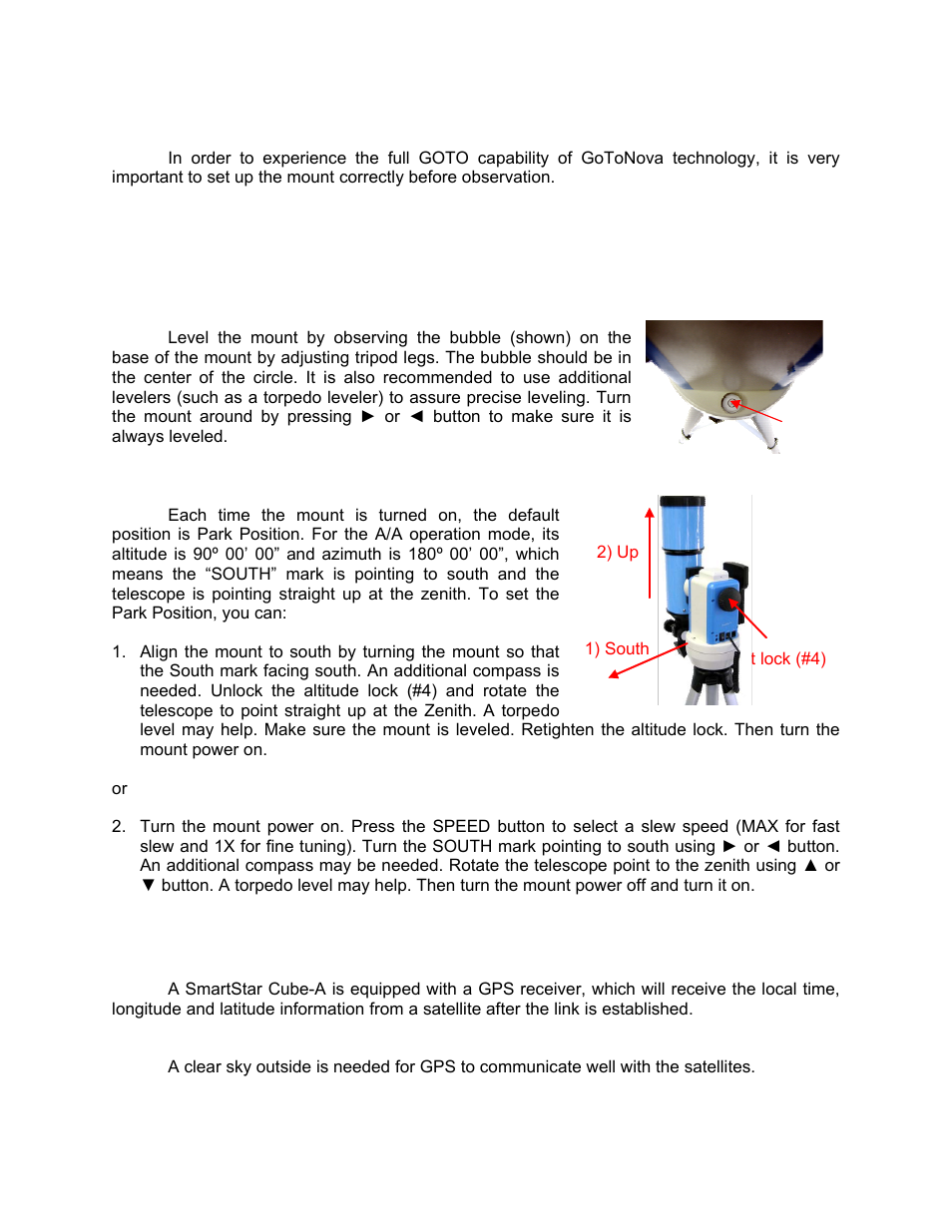 Getting started | iOptron SMARTSTAR CUBE 8603 User Manual | Page 12 / 48