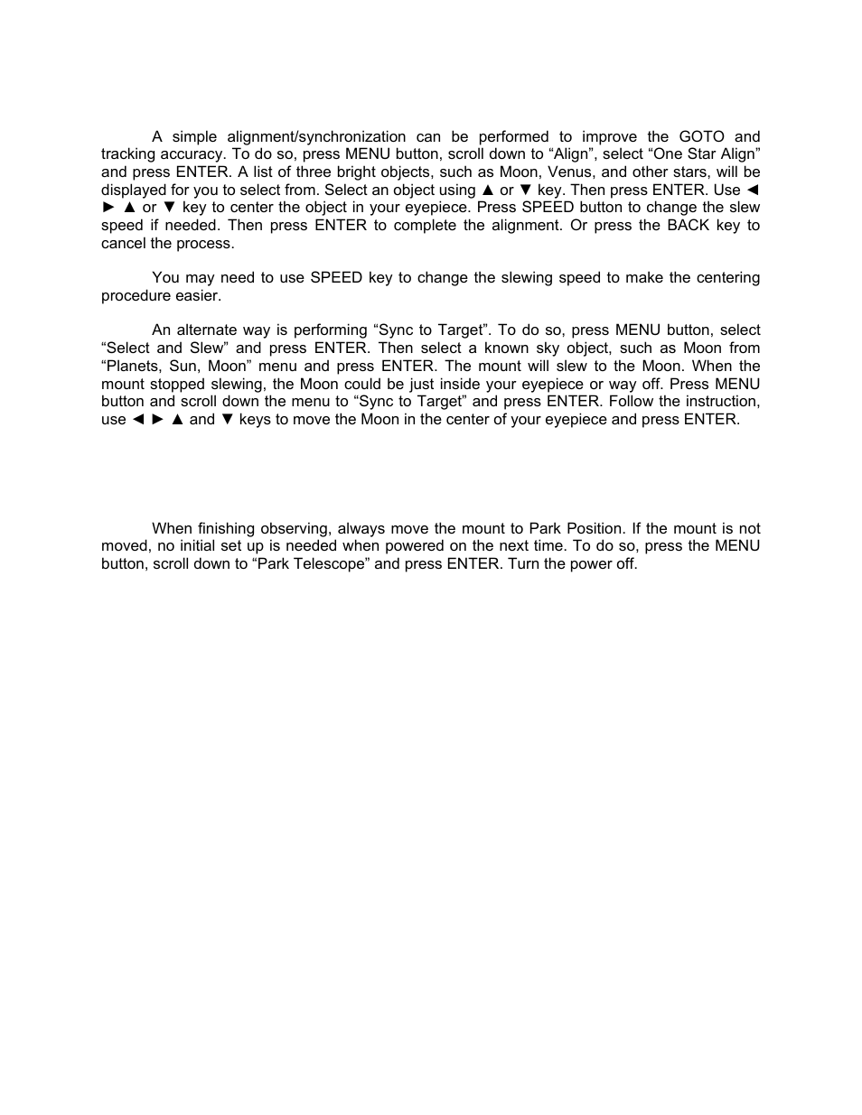 Turn off the mount | iOptron SMARTSTAR CUBE 8603 User Manual | Page 17 / 48